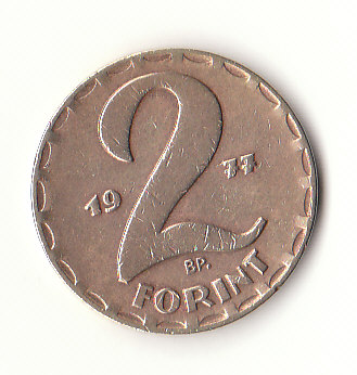  2 Forint Ungarn 1977 (B180)   