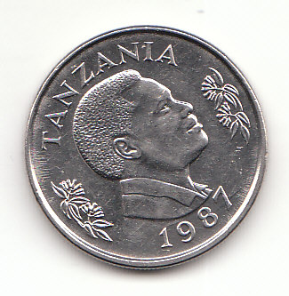  1 Shilingi Tansania 1987 (B184)   