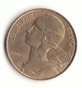  20 Centimes Frankreich 1990 (B255)   