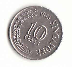  10 Cent Singapore 1973 (B279)   