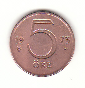  5 Öre Schweden 1973 (B286)   