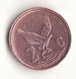  2 Cent Süd- Afrika 2001 (B137)   