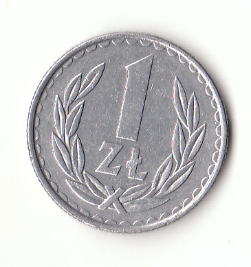  1 Zloty Polen 1986 (H873)   