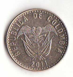  100 Pesos Kolumbien 2011  (H722)   