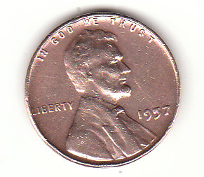  1 Cent USA 1957 o.  Mz.   (H927)   