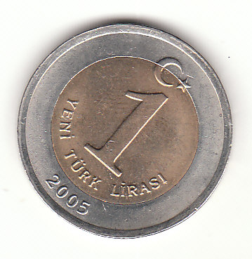  1 Lira Türkei 2005 (B118)   