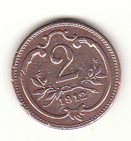  2 Heller Österreich 1912 (B155)   