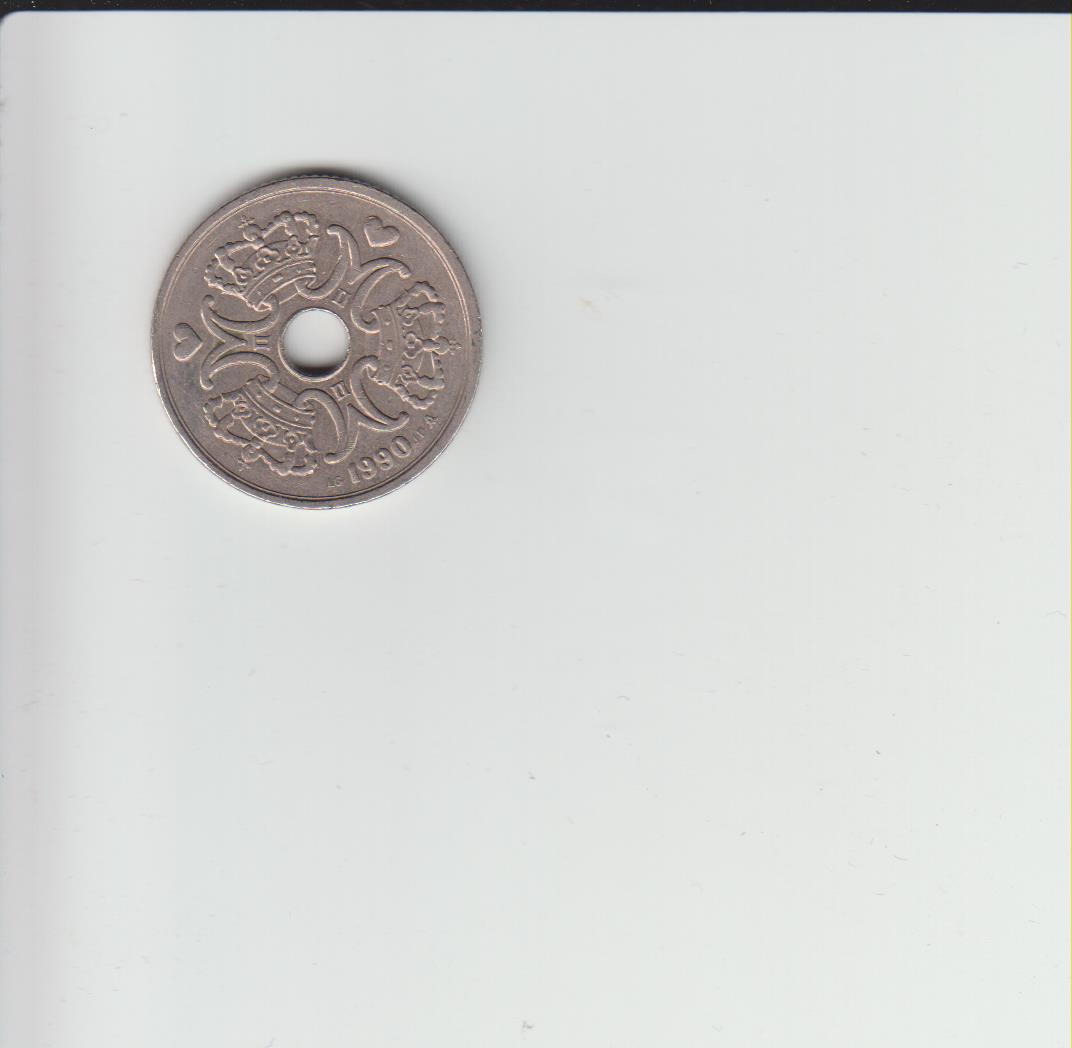  Dänemark 5 Kronen 1990 in ss   