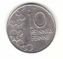  Finnland 10 Pennia 1992 (H116)   