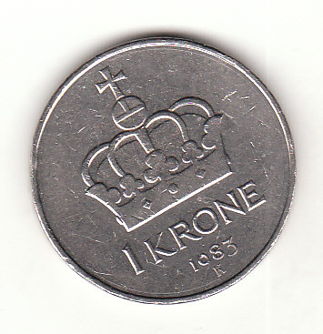 1 Krone Norwegen 1983 (B305)
