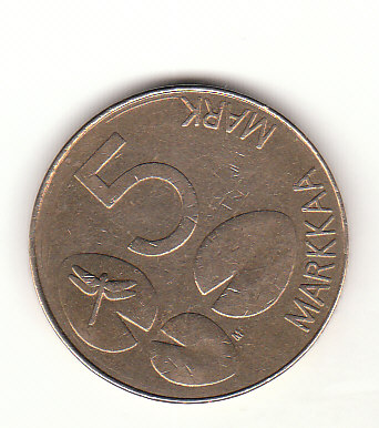  5 Markka Finnland 1993 (B318)   