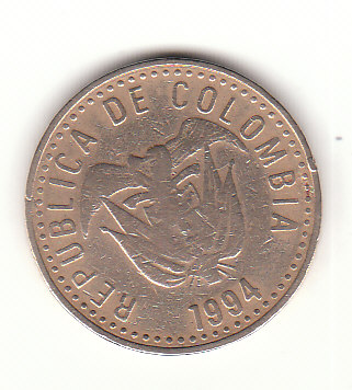  100 Pesos Kolumbien 1994  (B323)   