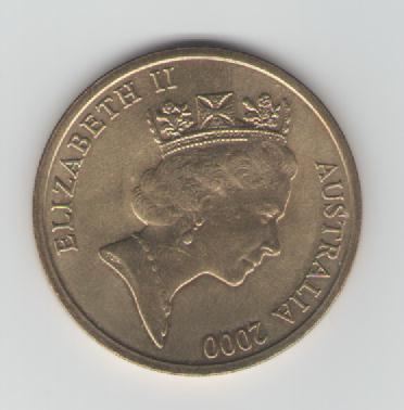  5 Dollar Australien 2000(Olympiade,Läufer)(k420)   