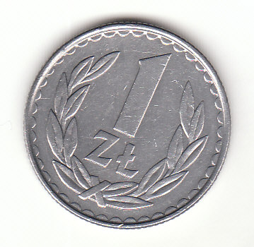  1 Zloty Polen 1982 (B334)   