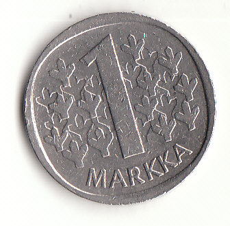  1 Markka Finnland 1975 (B342)   