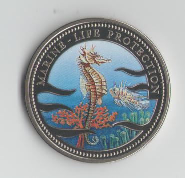  1 Dollar Palau Farbmünze  1995 (Meerjungfrau)(k442)   