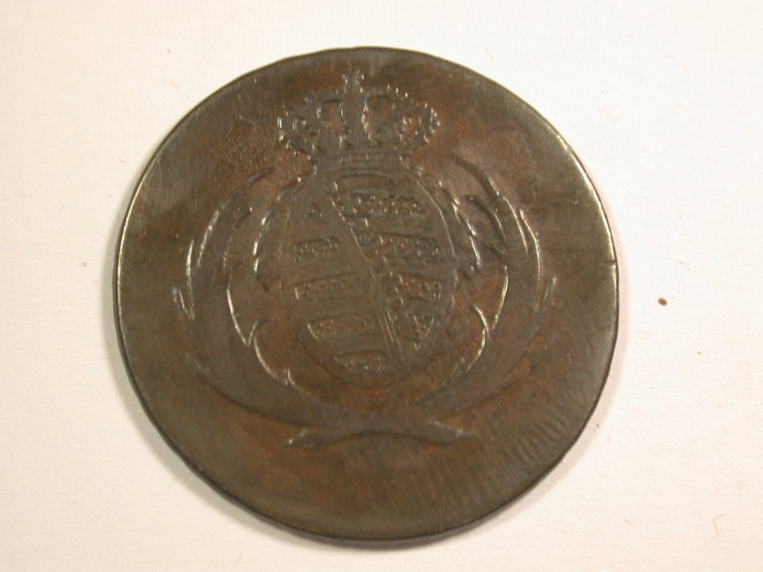  15102 Sachsen 4 Pfennig 1809 in ss   Orginalbilder   