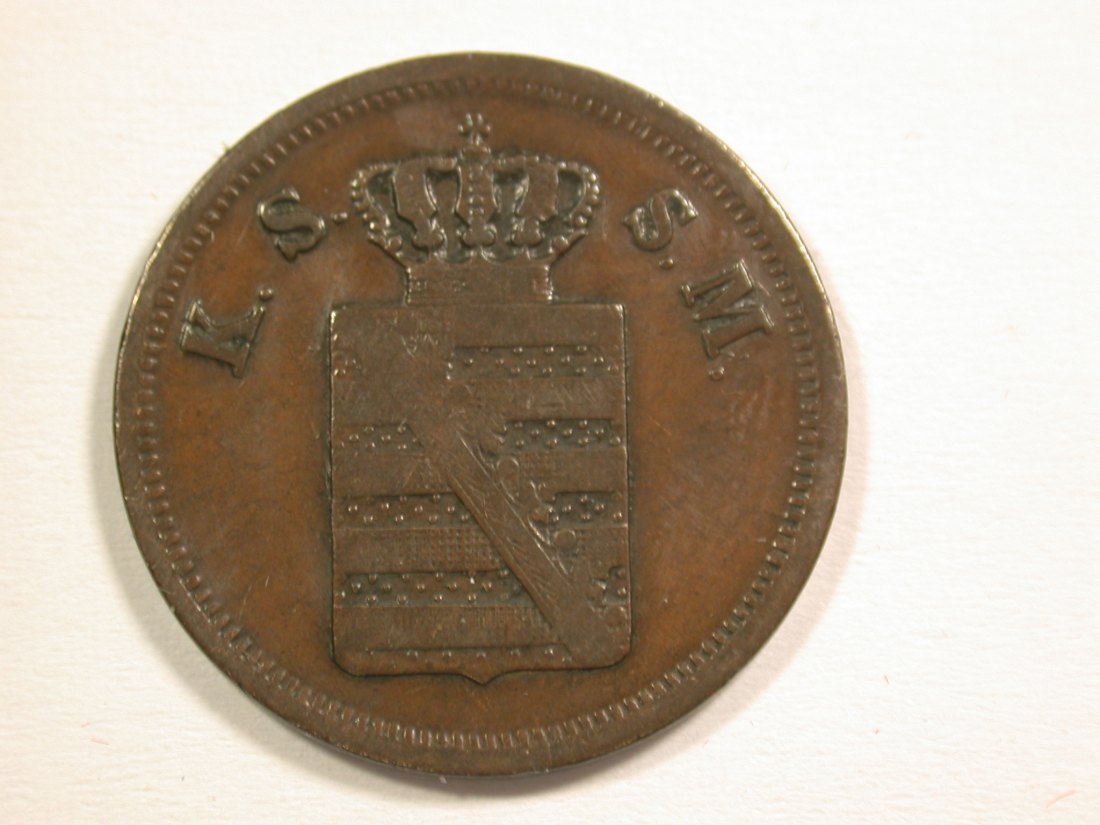  15102 Sachsen 2 Pfennig 1841 G ss-vz Orginalbilder   