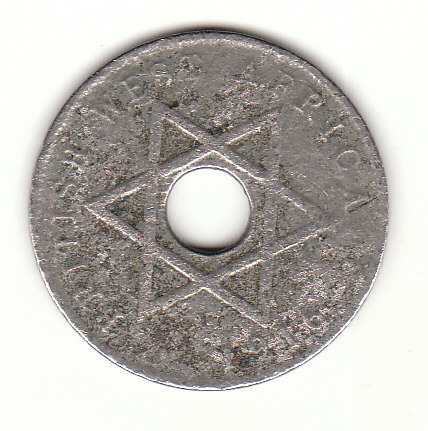  1 penny britisch westafrika 1916 (B386)   