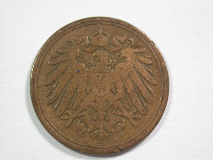  15103 KR 1 Pfennig 1894 A in ss, Rdf. Orginalbilder   