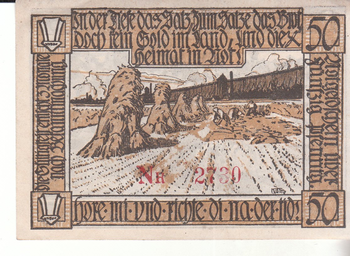  50 Pfennig der Stadt Salzex Notgeld 1921  (X003)   