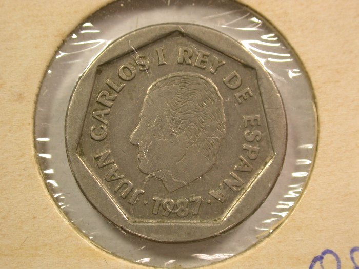  15104 Spanien 200 Pesetas 1987 in sehr schön Orginalbilder   