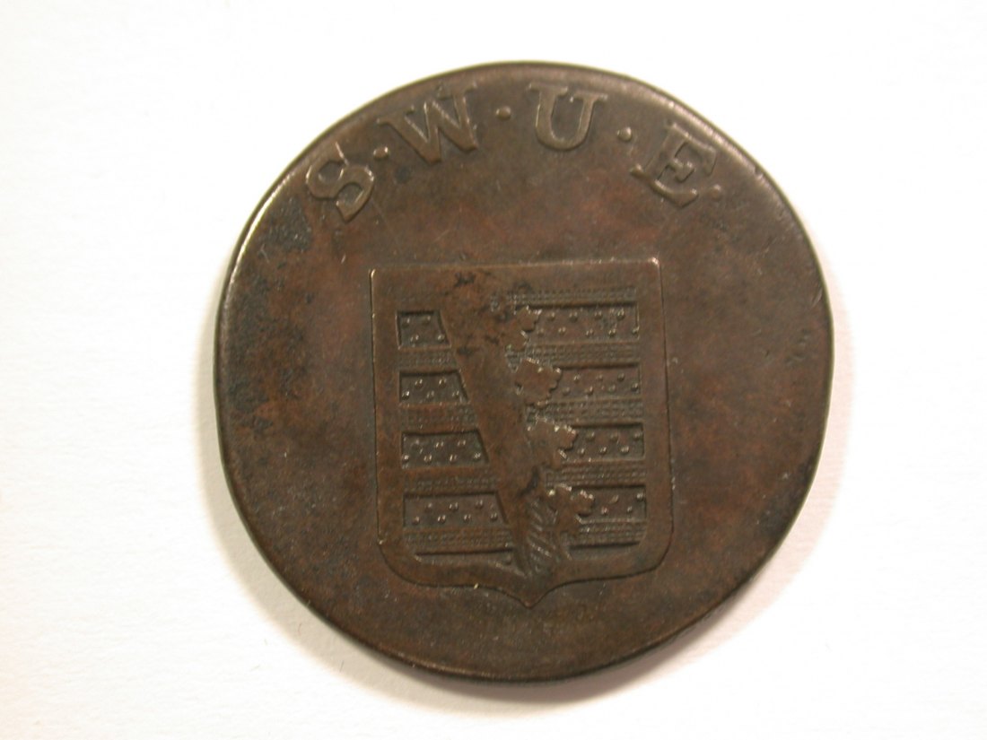  15105 Sachsen-Weimar-Eisenach  3 Pfennig 1804 in ss  Orginalbilder   