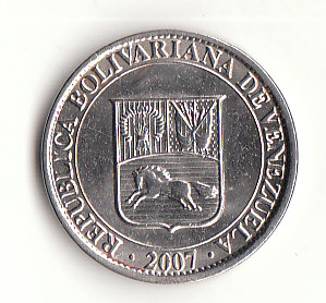  25 Centimos Venezuela 2007(B309)   