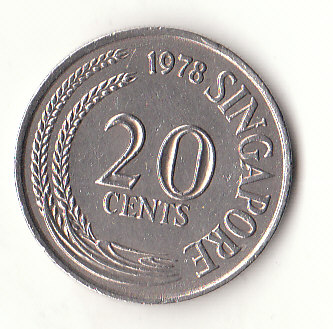  20 Cent Singapore 1978 (B404)   