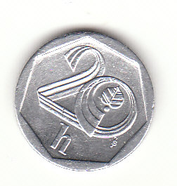  20 Heller  Tschechoslowakei 1999 (B409)   