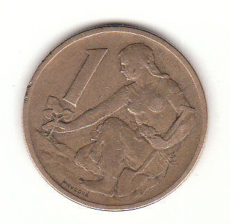  1 Krone  Tschechoslowakei 1969 (B417)   