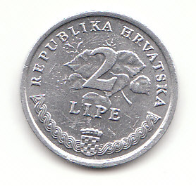  2 Lipe Kroatien 1993 (B419)   
