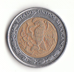  1 Peso Mexiko 2002 (B421)   