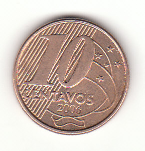  10 Centavos Brasilien 2006  (B422)   