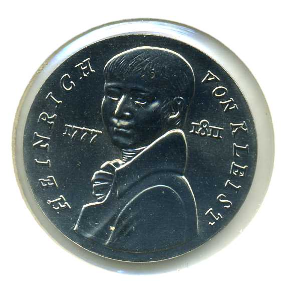 5 Mark 1986 Kleist stempelglanz