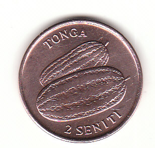  2 Seniti Tonga 1975 (B427)   