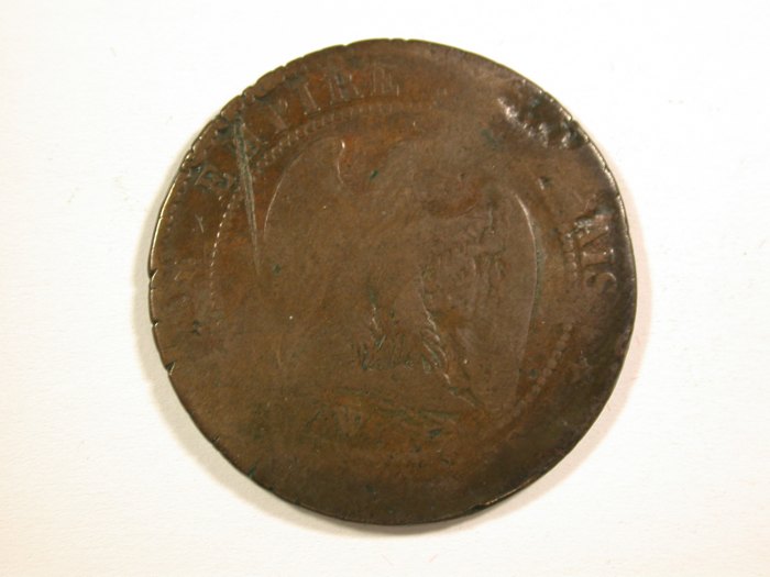 15001 Frankreich 10 Centimes Barre <i>W</i> gering Orginalbilder