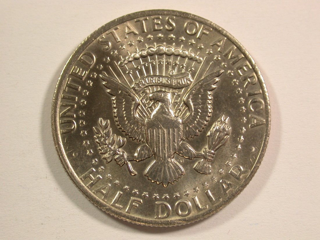 15002 USA  1/2 Dollar 1974 in St/ST-fein  Orginalbilder   