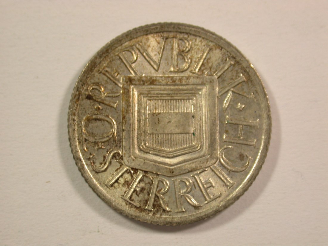  15002 Österreich 1/2 Schilling 1925 in ST, Silber  Orginalbilder   