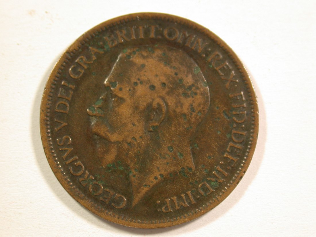  15002 Grossbritannien  1/2 Penny 1920/1930? in s-ss  Orginalbilder   