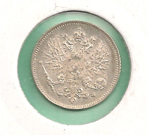  Finlandia - 25 Pennia 1915 silber   