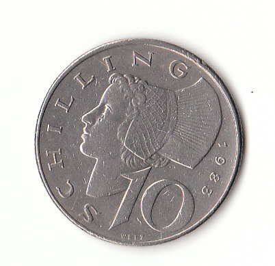  10 Schilling Österreich 1983  (B439)   