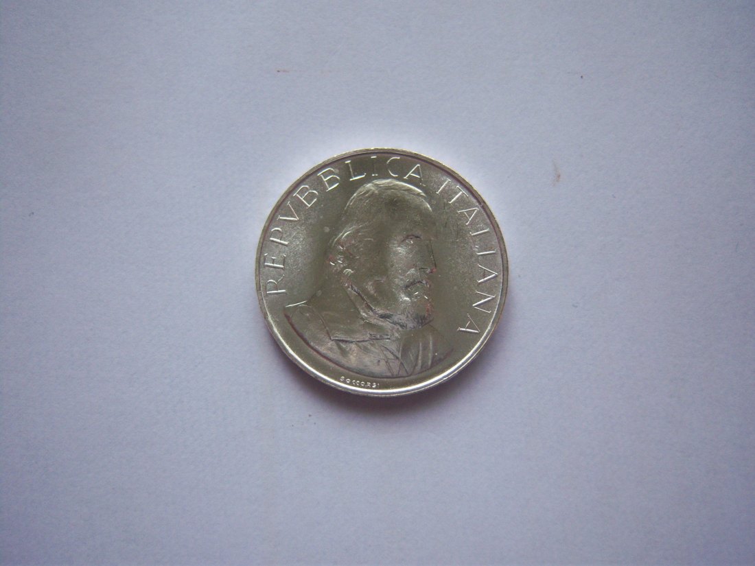  Italien, 500 Lire Silber 1982, Stempelglanz,Todestag von Garibaldi   