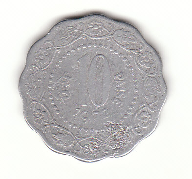  10 Paise Indien 1972 (F519)   