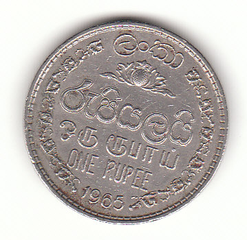  1 Ruppee Sri Lanka /Ceylon  1965  (G869)   