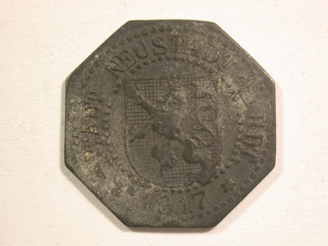  15108 Neustadt/Pfalz 10 Pfennig 1917 in ss-vz  Orginalbilder   