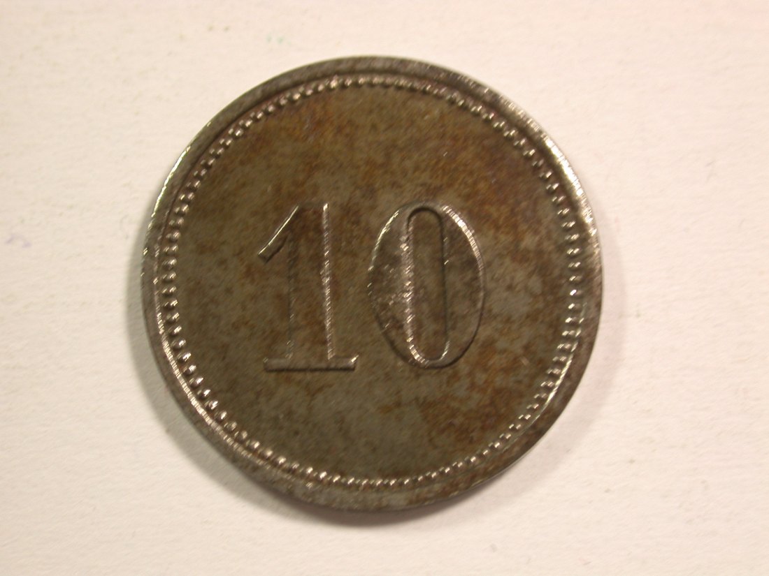  15108 Sonthofen 10 Pfennig 1917 in vz,Korrosionssp.   Orginalbilder   