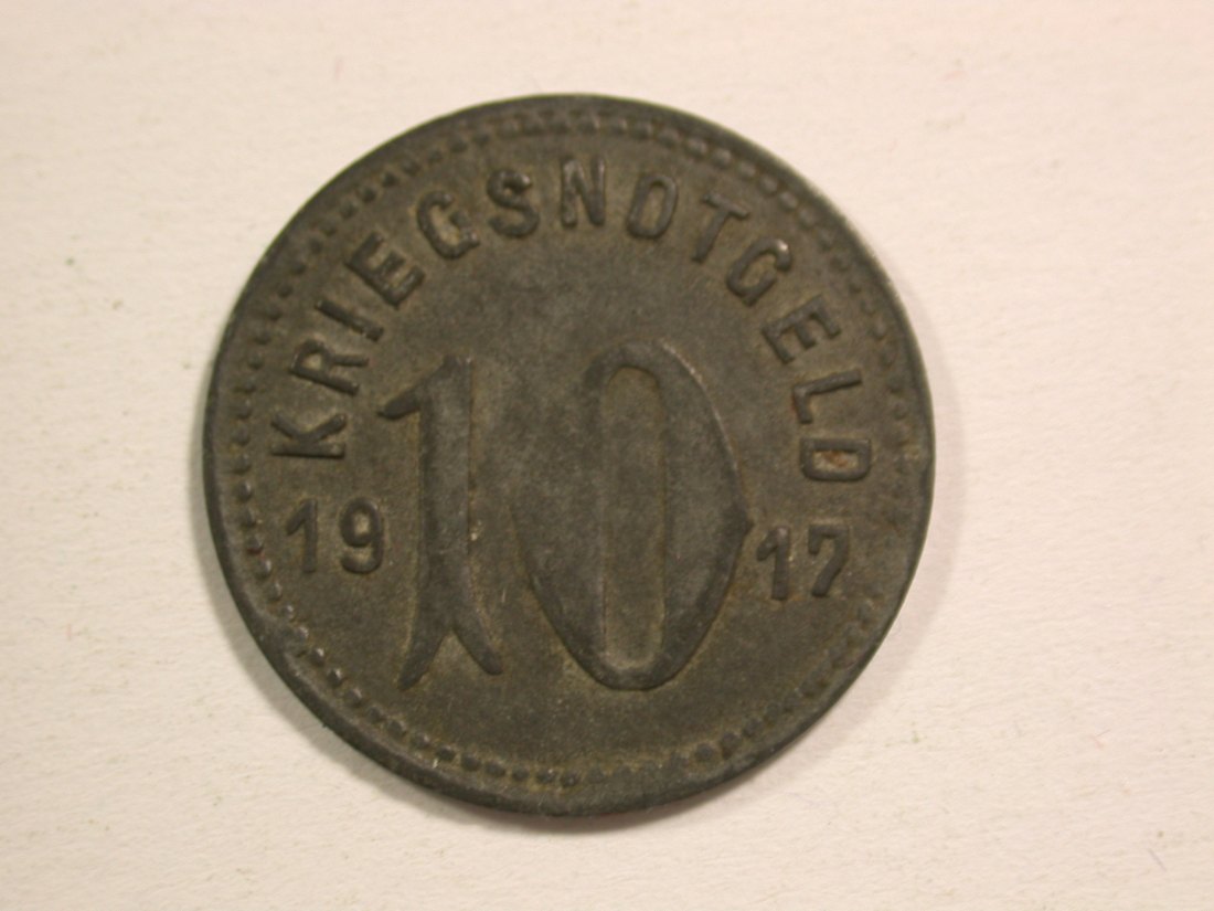  15108 Speyer 10 Pfennig 1917 in Zk. ss+  Orginalbilder   