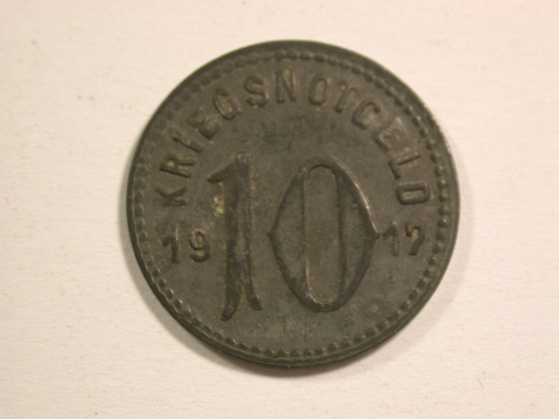 15108 Speyer 10 Pfennig 1917 in vz Orginalbilder   