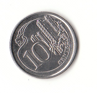  10 Cent Singapore 2013 (HB489)   